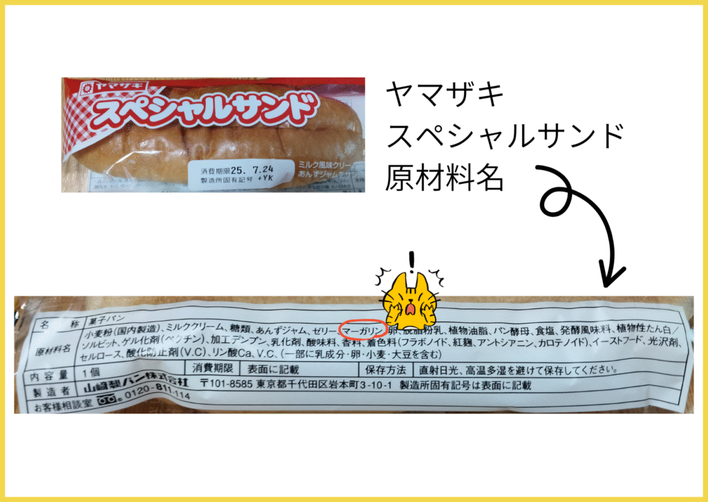 マーガリン例2